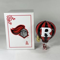 2007 Danbury Mint NCAA RUTGERS Hot Air Victory Balloon Christmas Ornament