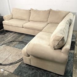Sectional Sofa Free Delivery Beige Couch 