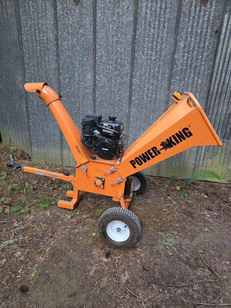 Power King 5 inch 14hp Commercial Chipper, Shredder