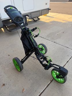 Brand new EASEGO golf push cart. $169 Amazon. Still in original box.