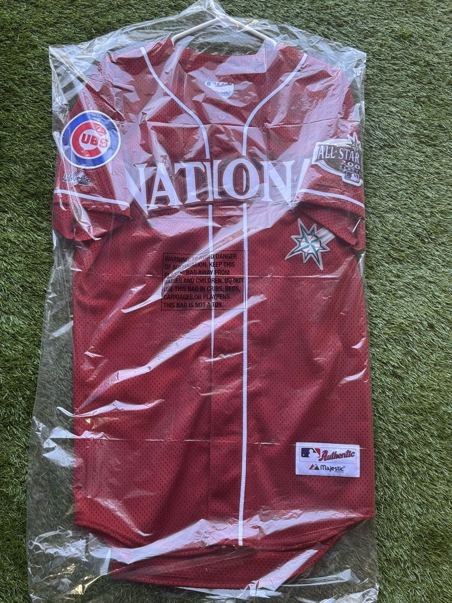 2001 All Star Game National League Sammy Sosa Cubs Jersey Size Medium
