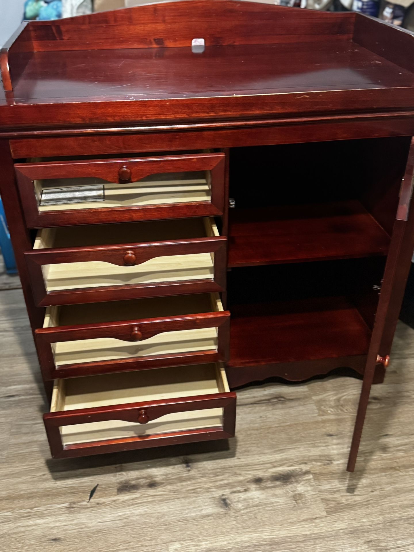Wooden Baby Changing Table