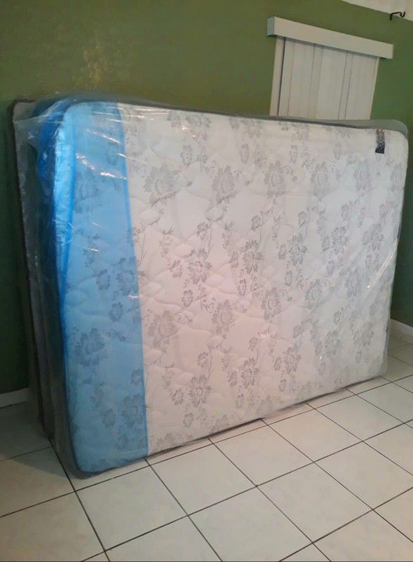 NEW QUEEN MATTRESS and BOX SPRING. Bed Frame Sold Separately