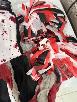 Halloween costume zombie cheerleader