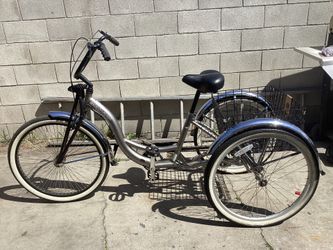26” Cruiser Tricycle For Adults Excellent Condition Basket Fenders Handlebar Spring Seat All News $250 Firm