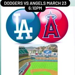 Dodgers Vs Angels  25 Dollars
