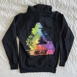 Palace Black Hoodie Sz M 100 % Authentic