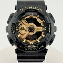 Casio G-Shock GA-110GB-1A Black & Gold Analog Digital Watch