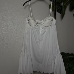 White Short Dress