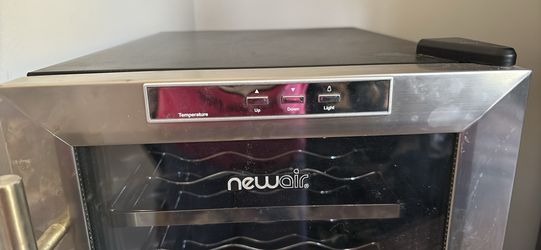 Newair temp controlled wine cooler