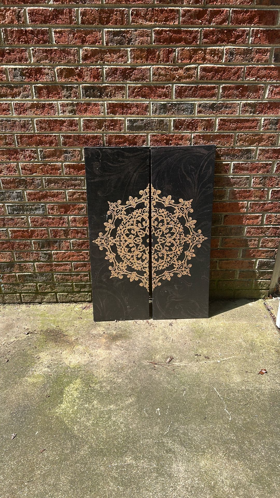 Black and Gold Wall Hanging