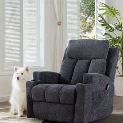 Myria 33.07"W Upholstered Massage Manual Recliner