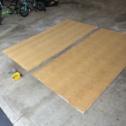 2 large pegboards with hooks