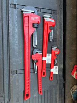 Brand new pipe wrenches. Price in description