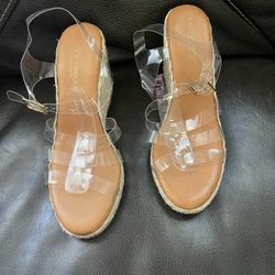 Andre Assous Clear Wedges Shoes 