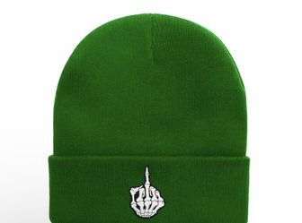 Decision Beanie One Size Adult Unisex Green