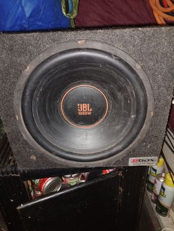 JBL 12in speaker with amp $120 obo