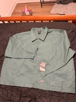 5xl Dickies Zip-Front Work Jacket Green