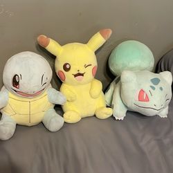 Pastel Pokemon Plushies