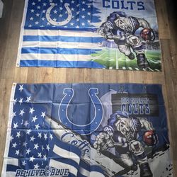 Used Colts Flags Size 3ftx5ft