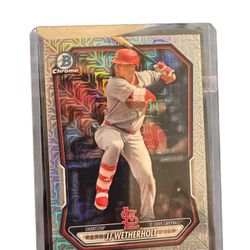 Bowman 2026Chrome MOJO refractor JJ Wetherholt #BCP-115 St. Louis Cardinals Card