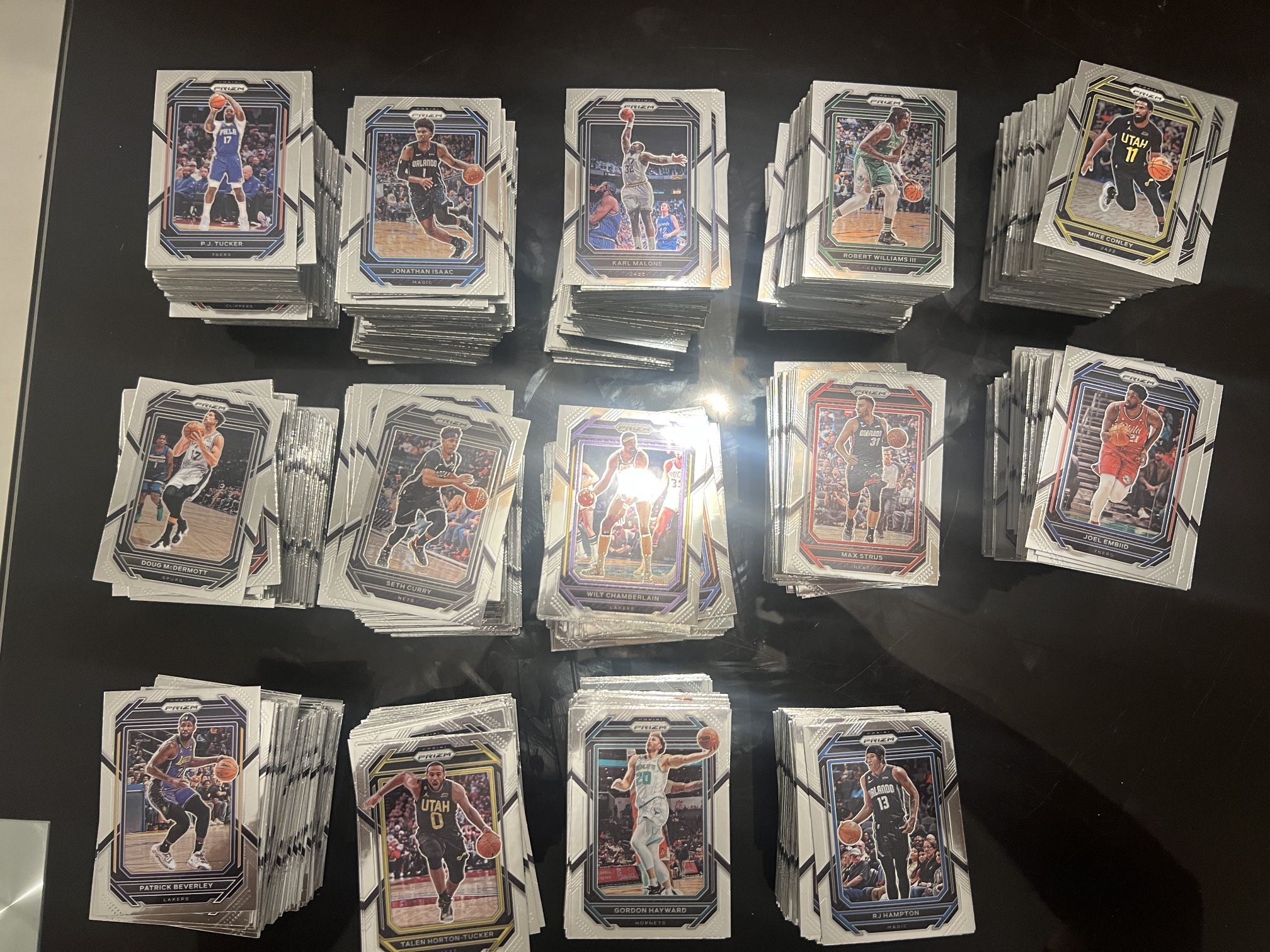 Basketball Card Lot Of 3000 Plus All Base Cards. Star Players