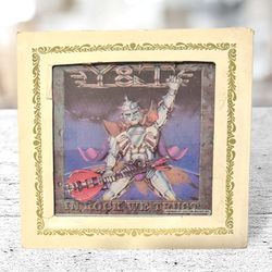 Vintage Y&T , IN ROCK WE TRUST , Dave Meniketti, Carnival Mirror with frame - 6”