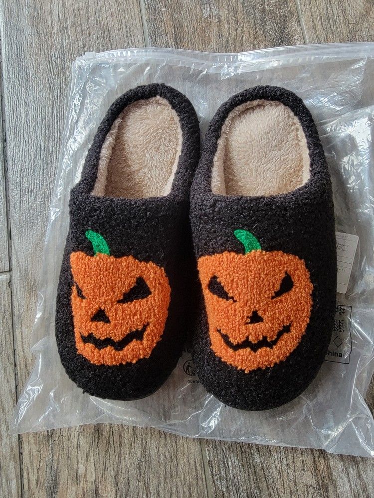 New Adult Halloween Slippers