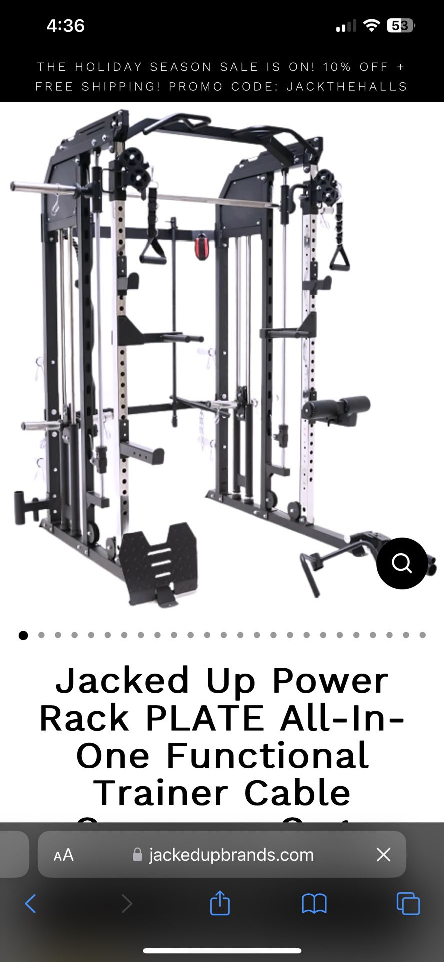 Gym Rack 