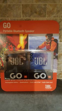 Portable Bluetooth speaker JBL go2pkblue #638378269