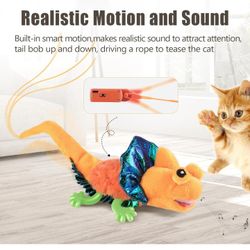 Migipaws Cat Toys, Touch Activated Flapping Chirping Lizard Kitten Toy with Catnip for Indoor Cats Kicker, Rechargeable （Orange）

￼

￼

￼

￼

￼

￼


