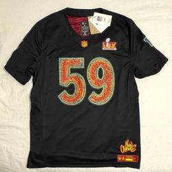 FROM SUPERDOME! Super Bowl LIX (59) Nike Black Super Bowl LIX Limited Jersey