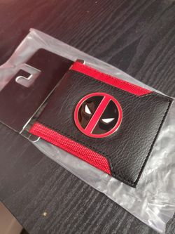 New Marvel Deadpool Wallet Metal Emblem