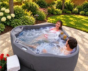 AquaRest Discover AR300 Premium 2-Person Plug & Play Hot Tub – Retail $3,999 – Delivery Available