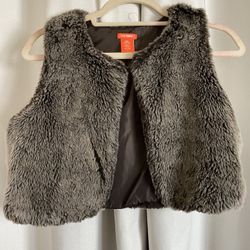 Girls Faux Fur Vest Size 14