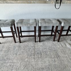 Set Of Four Counter Height Barstools