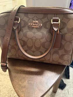 Coach Rowan Satchel Bag in Signature Canvas