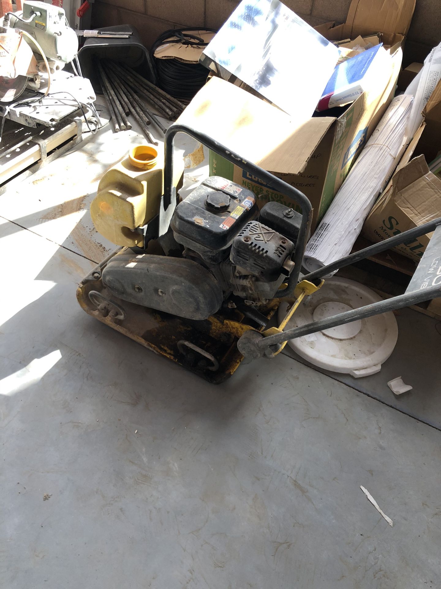 Wacker vibrator plate compactor