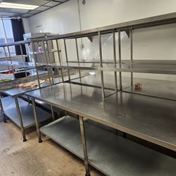 8 Ft Stainless Table