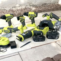 RYOBI 18V 6 Tool Combo Kit