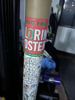 Foil Coloring Poster