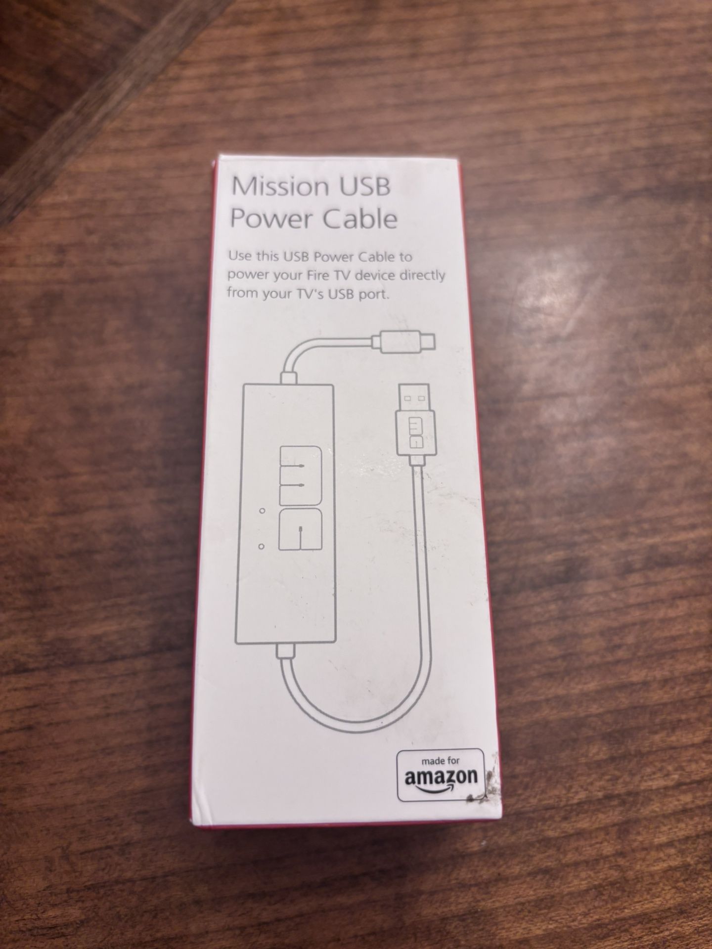 Mission USB Power Cable - Fire Tv AC Eliminator 