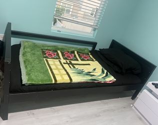 Black Twin Bed Frame