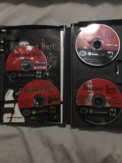 Nintendo GameCube resident evil bundle zero and one
