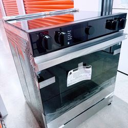 Slide in stove Brand new Samsung Bespoke (not scratch and dent) stainless steel with warranty