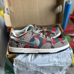 Dunk Low Freddy Krueger Size 10 Men’s 