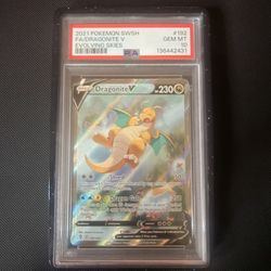 Dragonite V (Alternate Full Art)  PSA 10
