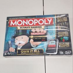 Monopoly Electronic Banking Board Game Hasbro New