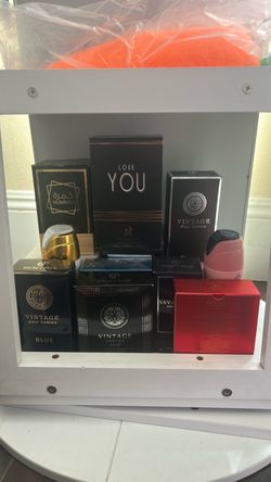 13 bottles of perfume and cologne
