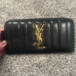 YSL Zipper Long Wallet 